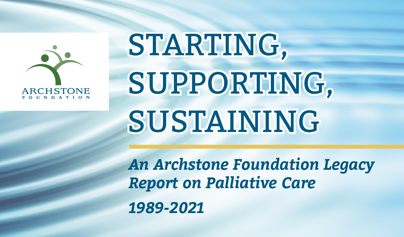 End of life palliative care report cover